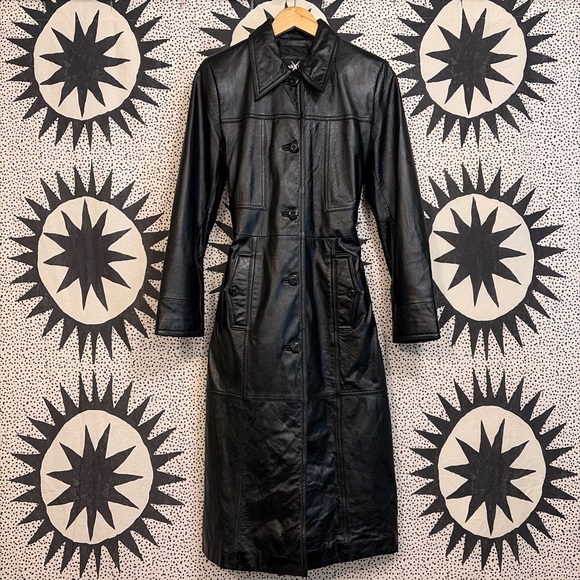 Wilsons Leather Jackets & Blazers - ⚡️RARE Vintage Wilson’s Maxima Genuine Leather Trench Coat⚡️